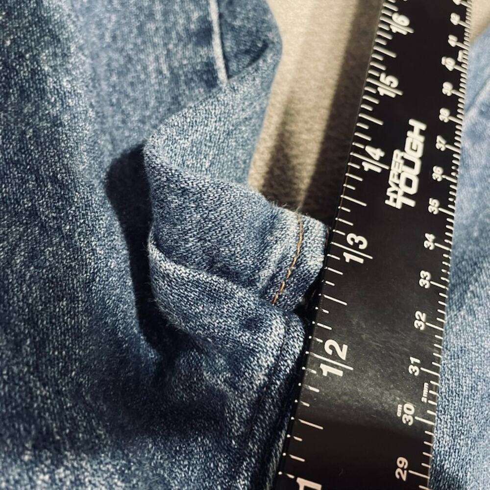 Wrangler 13MWZGK Jeans Mens 36x33 Medium Wash Blue Cowboy Cut Original Fit Denim - Picture 7 of 9